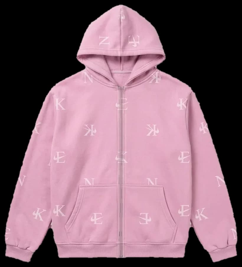 Campera Cypher rosa de frente