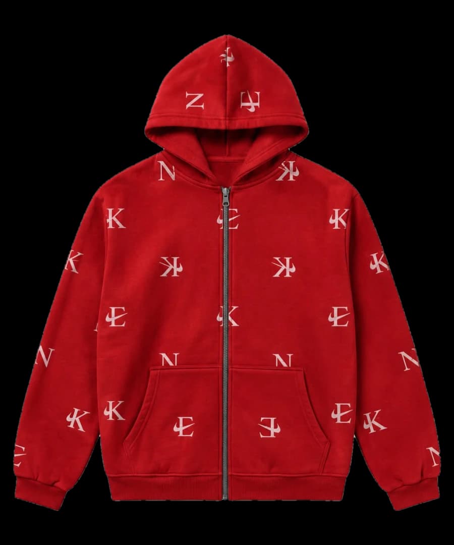 Campera Cypher roja de frente